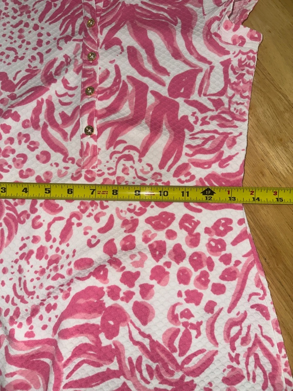 Lilly Pulitzer Pink White Rayna Cut Out Back Polo Mini Dress Capped Sleeve Sz XS - Picture 15 of 16